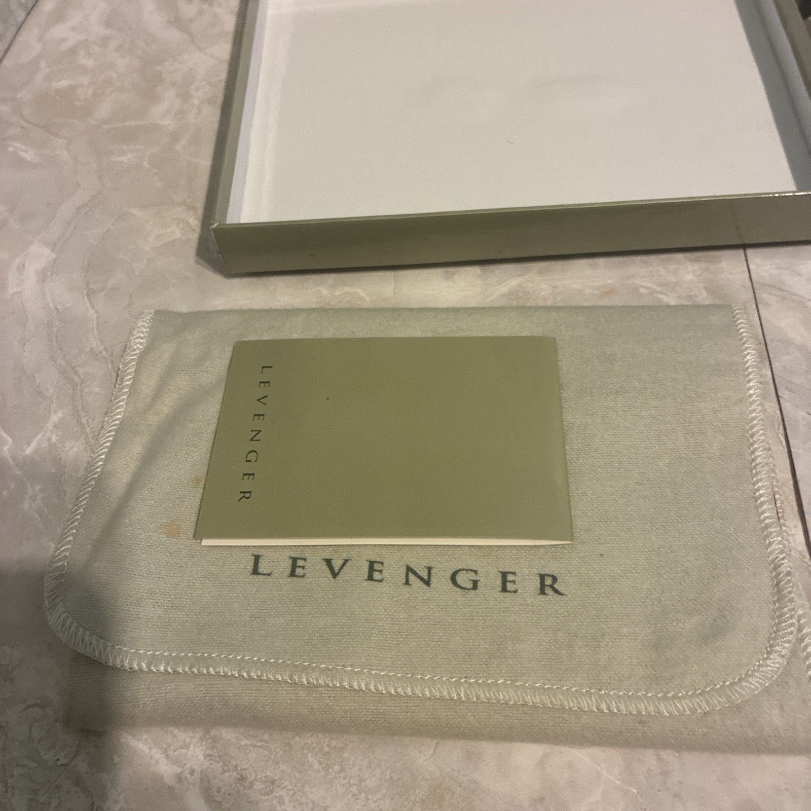 Levenger Leather Credit Card Holder For Notebook Red Nib — image 4 of 6